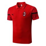AC Milan Red Polo Jersey Mens 2022/23