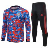 Bayern Munich Red Pattern Training Suit Mens 2021/22