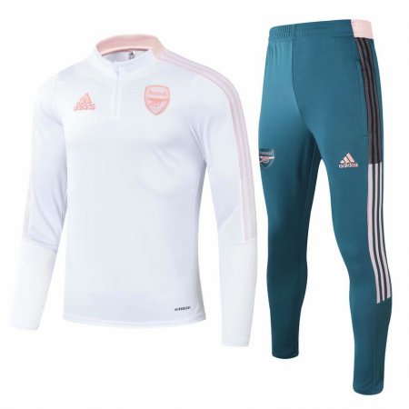 Arsenal White Training Suit Mens 2021/22