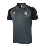 Real Madrid Grey Polo Jersey Mens 2023/24