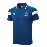 Olympique Marseille Blue Polo Jersey Mens 2023/24