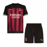 AC Milan Home Jersey + Short Kids 2022/23