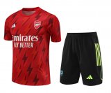Arsenal Red Training Jersey + Short Mens 2023/24