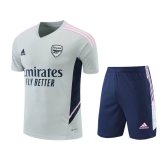 Arsenal Light Grey Jersey + Short Mens 2022/23