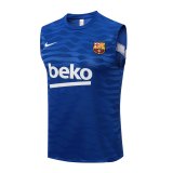 Barcelona Blue Singlet Jersey Mens 2021/22