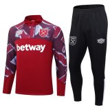 West Ham United Wine Training Suit Mens 2023/24
