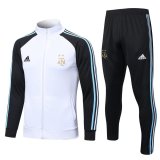 Argentina White Training Suit Jacket + Pants Mens 2022