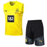 Borussia Dortmund Yellow Training Singlet + Short Mens 2023/24