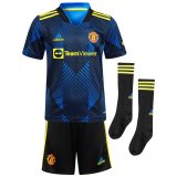 Manchester United Third Kids Jersey+Short+Socks 2021/22