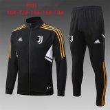 Juventus Black Training Suit Jacket + Pants Kids 2022/23