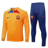 Barcelona Orange Training Suit Jacket + Pants Mens 2022/23