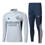 Arsenal Light Grey Training Suit Mens 2021/22