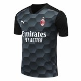 2020/2021 AC Milan Goalkeeper Black Soccer Jersey Men's