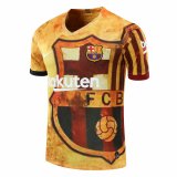 2020/2021 Barcelona Soccer Training Jersey Yellow - Mens