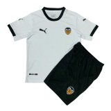 2020/2021 Valencia Home White Kids Soccer Jersey Kit(Shirt + Short)