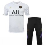 2020-2021 PSG x Jordan Short Soccer Training Suit White
