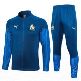 Olympique Marseille Blue Training Jacket + Pants Mens 2023/24