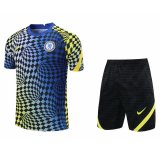 Chelsea Blue Training Suit Jersey + Short Mens 2021/22