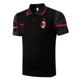 AC Milan Black Polo Jersey Mens 2022/23