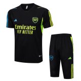 Arsenal Black Training Jersey + Short Mens 2023/24
