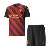 Manchester City Away Kids Jersey + Short 2022/23