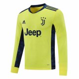 2020/2021 Juventus Goalkeeper Yellow Long Sleeve Soccer Jersey Men's