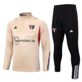 Sao Paulo FC Beige Training Suit Mens 2023/24