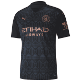 2020/2021 Manchester City Away Black Men Soccer Jersey Shirt