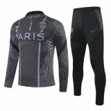 2020-2021 PSG 50th Anniversary Black Half Zip Soccer Training Suit