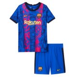 Barcelona Third Jersey + Shorts Kids 2021/22