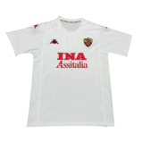 00/01 AS Roma Away White Retro Soccer Jersey Shirt Men