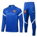 Barcelona Sharp Blue Training Suit Mens 2021/22