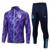 Argentina Purple Training Jacket + Pants Mens 2023