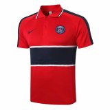 2020-2021 PSG Red Soccer Polo Jersey