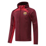 Barcelona Burgundy All Weather Windrunner Jacket Mens 2021/22 #Hoodie