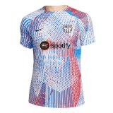 Barcelona White 3D Training Jersey Mens 2021/22