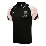 PSG Black - Pink Polo Jersey Mens 2021/22