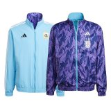 Argentina Dual Side Blue / Purple All Weather Windrunner Jacket Mens 2022