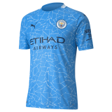 2020/2021 Manchester City Home Light Blue Men Soccer Jersey Shirt