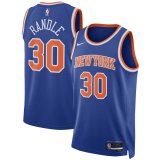 New York Knicks Blue Swingman Jersey Icon Edition Mens 2023/24 #RANDLE 30