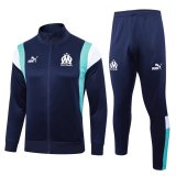 Olympique Marseille Royal Training Jacket + Pants Mens 2023/24