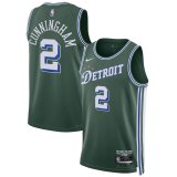 Detroit Pistons Green Swingman Jersey City Edition Mens 2022/23 #CUNNINGHAM - 2