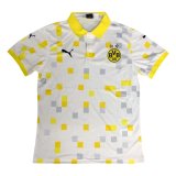 2020/2021 Borussia Dortmund Soccer Polo Jersey White - Mens