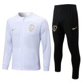 Corinthians White Training Jacket + Pants Mens 2023/24