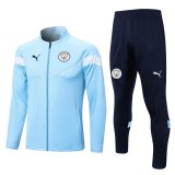 Manchester City Sky Blue Training Suit Jacket + Pants Mens 2022/23