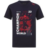 Red Bull Racing 2021 Max Verstappen World Champion F1 Team T-Shirt Mens