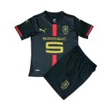Stade Rennais 120th Anniversary Black Jersey + Shorts Kids 2020/21
