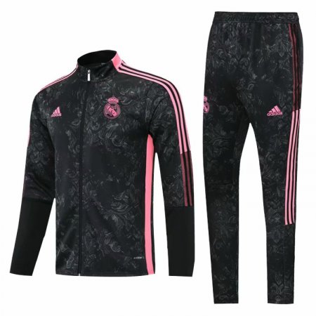 Real Madrid Black Training Suit(Jacket + Pants) Mens 2021/22