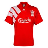 1992 Liverpool Retro Home Centenary Red Men Soccer Jersey Shirt