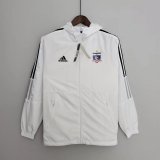 Colo Colo White All Weather Windrunner Jacket Mens 2022/23
